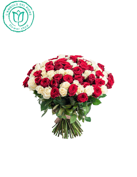 Bouquet rose rosse - Angolo Fiorito Pisa